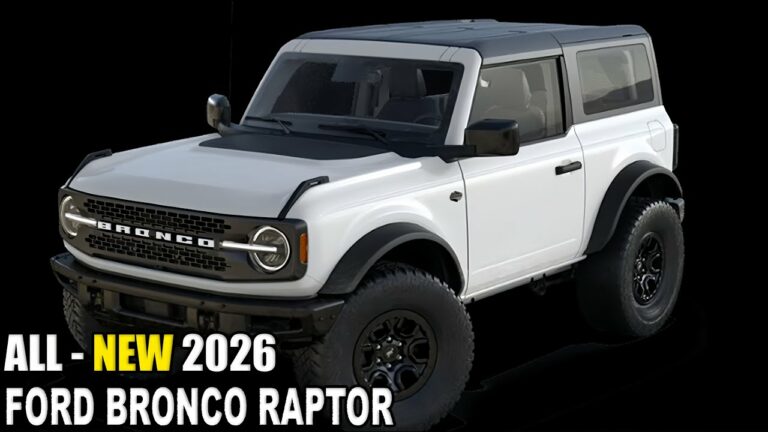 2026 Ford Bronco Specs